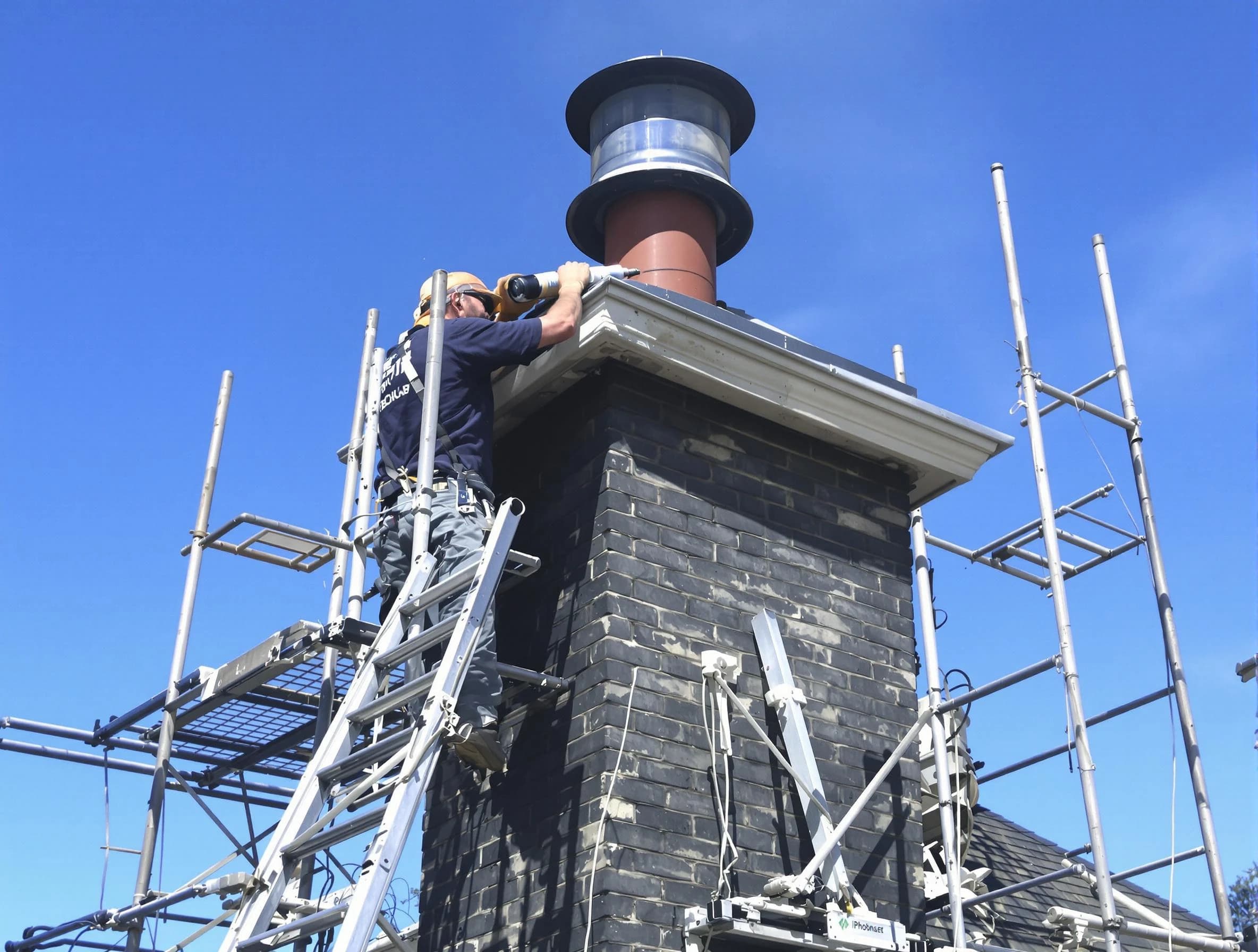 Sturdy chimney crown finished by Fort Lee Chimney Sweep in Fort Lee, VA